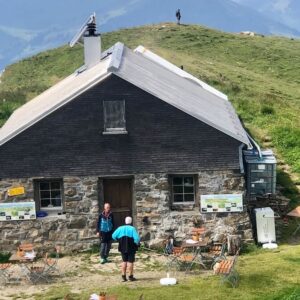 Alvier-Hütte in den Schweizer Bergen